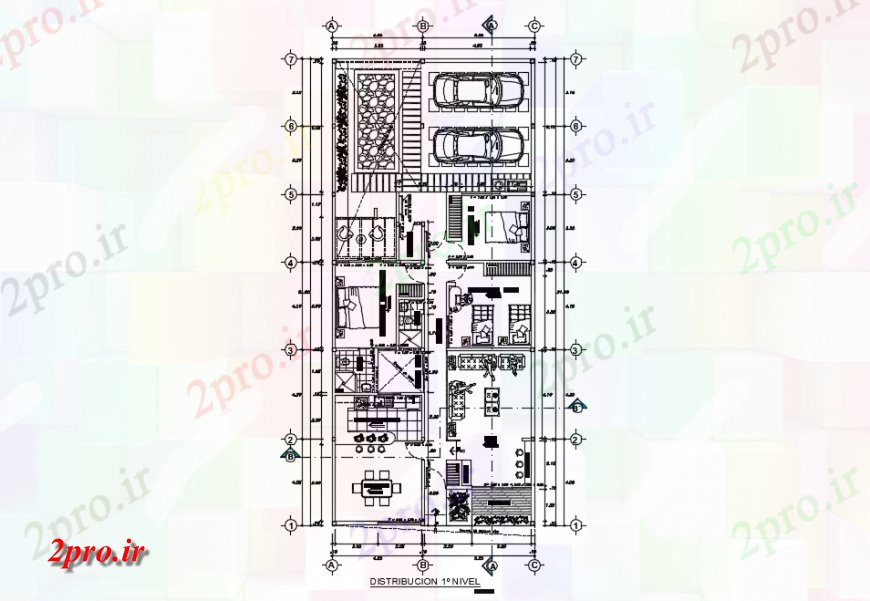 دانلود نقشه مسکونی  ، ویلایی ، آپارتمان  بالای صفحه  معماری طراحی جزئیات (کد136901)