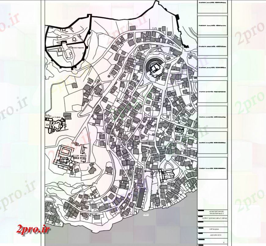 دانلود نقشه برنامه ریزی شهری نقشه برنامه ریزی شهرستان شهری در  اتوکد (کد136904)