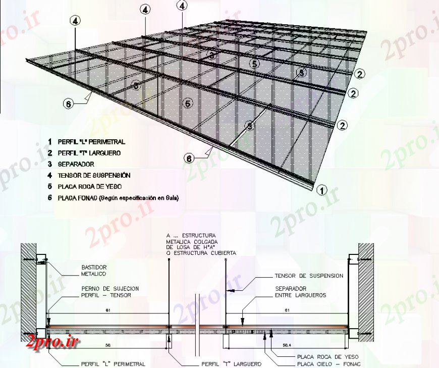 دانلود نقشه طراحی اتوکد پایه موج نو ایزومتریک و بخش طرحی  چیدمان (کد137020)