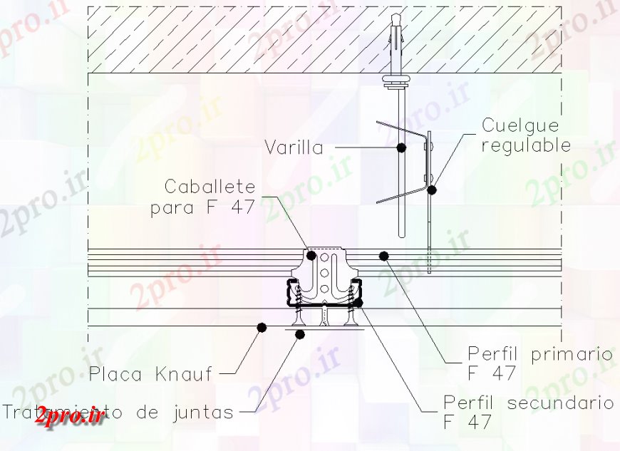 دانلود نقشه جزئیات میلگرد گذاریبخش بلبرینگ   (کد137153)