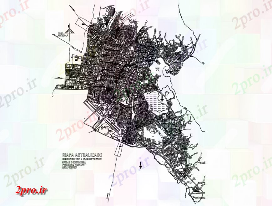 دانلود نقشه برنامه ریزی شهری به روز رسانی محل جزئیات نقشه با مناطق و منطقه شهر  برنامه ریزی طراحی جزئیات (کد137216)