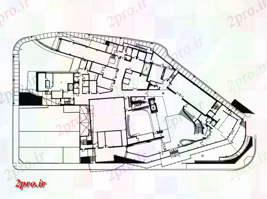 دانلود نقشه مسکونی  ، ویلایی ، آپارتمان  یکی از خانه خانواده طراحی فریم کلی طرحی  جزئیات  (کد137233)