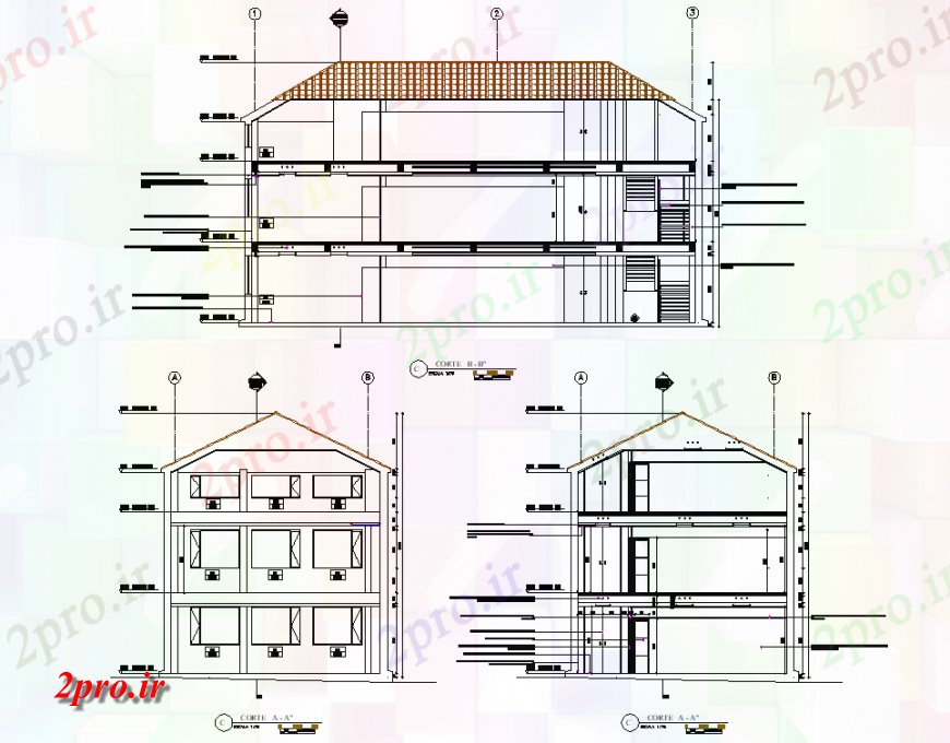 دانلود نقشه مسکونی  ، ویلایی ، آپارتمان  بخش معمار مسکن  طرحی برنامه ریزی (کد137356)