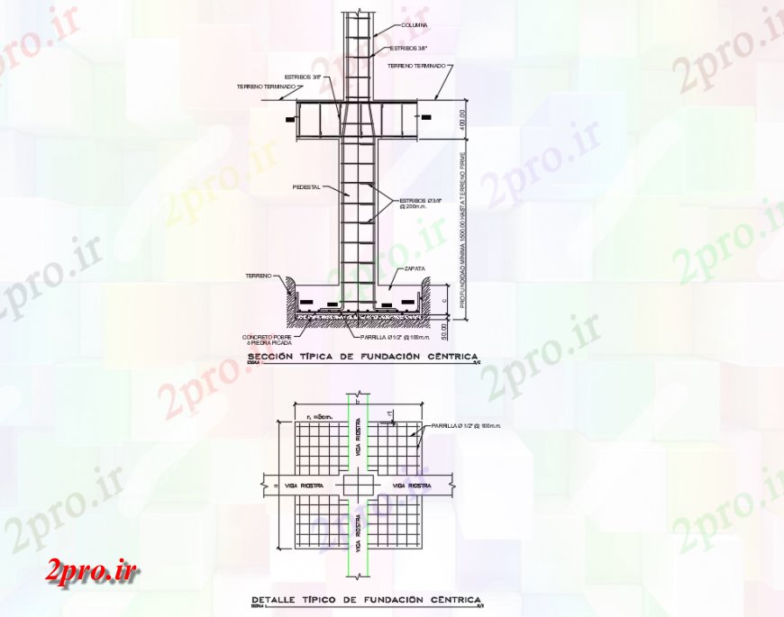 دانلود نقشه طراحی جزئیات ساختار طرحی پایه مرکزی ساختار سازنده جزئیات (کد137367)