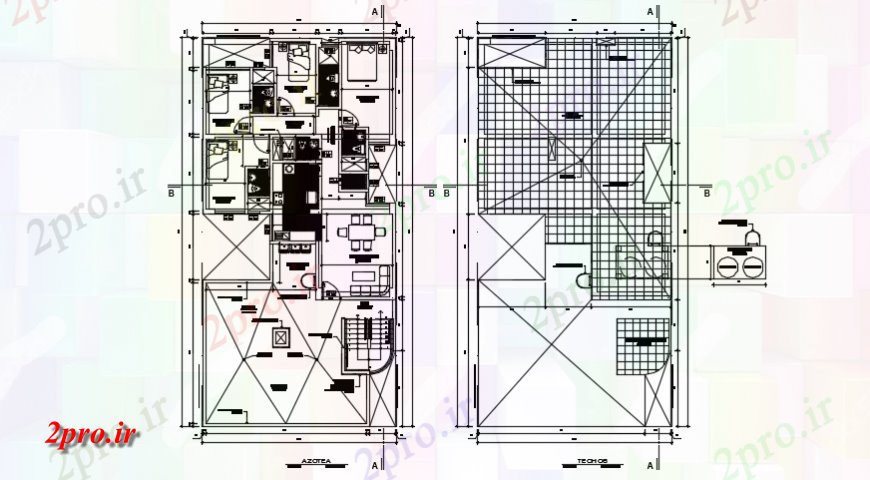 دانلود نقشه مسکونی  ، ویلایی ، آپارتمان  طرحی تراس و جزئیات طرحی معماری (کد137392)