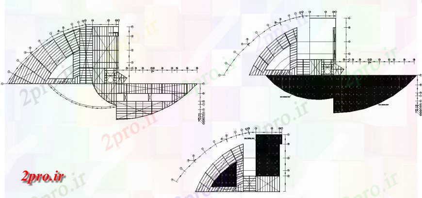 دانلود نقشه طراحی جزئیات ساختار ساختمان سقف جزئیات ساختار طراحی  دو بعدی  (کد137447)