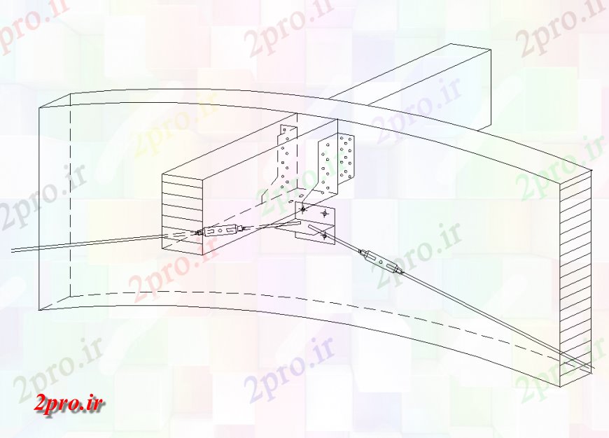 دانلود نقشه طراحی جزئیات ساختار جزئیات ساختار فلزی  دو بعدی   چیدمان اتوکد (کد137455)