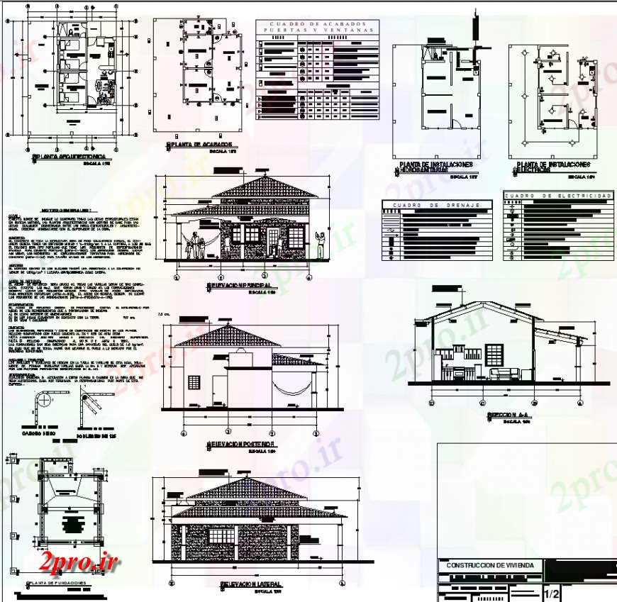 دانلود نقشه مسکونی  ، ویلایی ، آپارتمان  مهمان جزئیات خانه کار طراحی  اتوکد (کد137564)