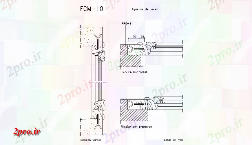 دانلود نقشه جزئیات طراحی در و پنجره  بخش پنجره های چوبی طراحی  (کد137671)