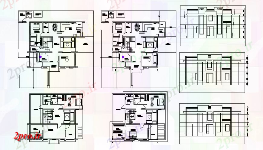 دانلود نقشه مسکونی  ، ویلایی ، آپارتمان  طراحی مفهومی ویلا  (کد137741)