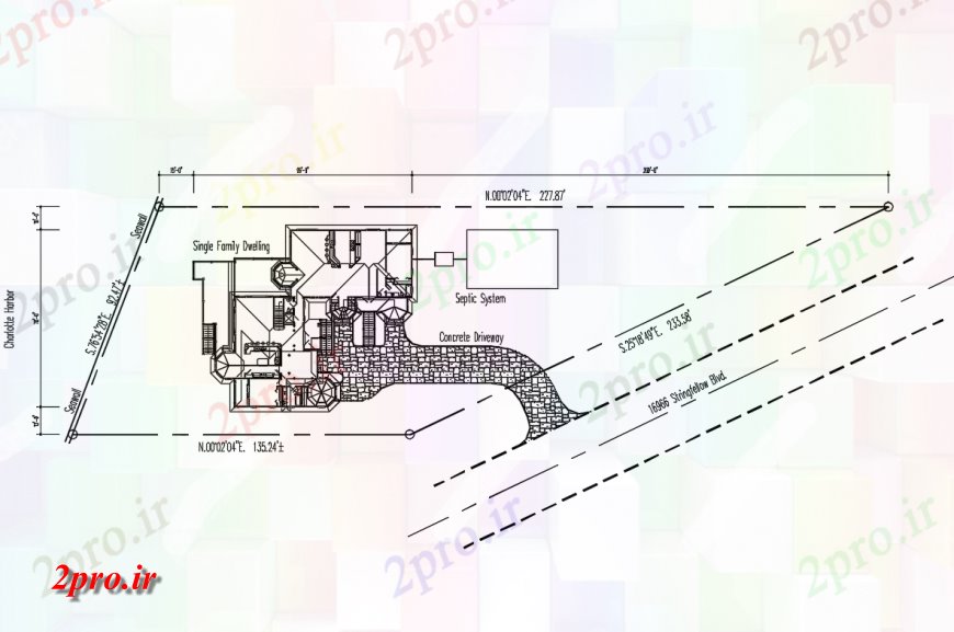 دانلود نقشه مسکونی  ، ویلایی ، آپارتمان  طرحی خانواده تنها خانه سایت خانه جزئیات (کد137825)