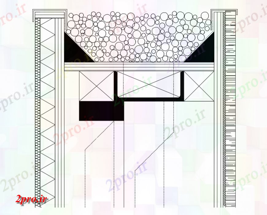 دانلود نقشه طراحی جزئیات ساختار جزئیات دیوار ساختار سازنده خانه ساخت (کد137940)