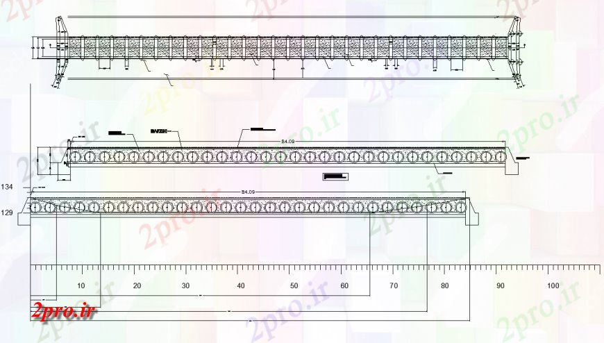 دانلود نقشه جزئیات ساخت پل پل جزئیات ساخت و ساز تخت طراحی  اتوکد (کد137954)