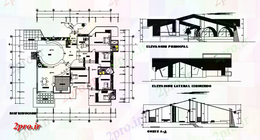 دانلود نقشه مسکونی  ، ویلایی ، آپارتمان  ویلایی جزئیات کار طراحی  (کد138016)