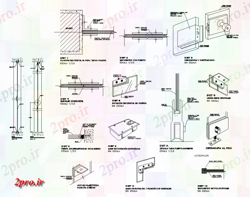 دانلود نقشه طراحی جزئیات ساختار جزئیات ساختار بلوک اتصالات  طرحی  دو بعدی   (کد138033)