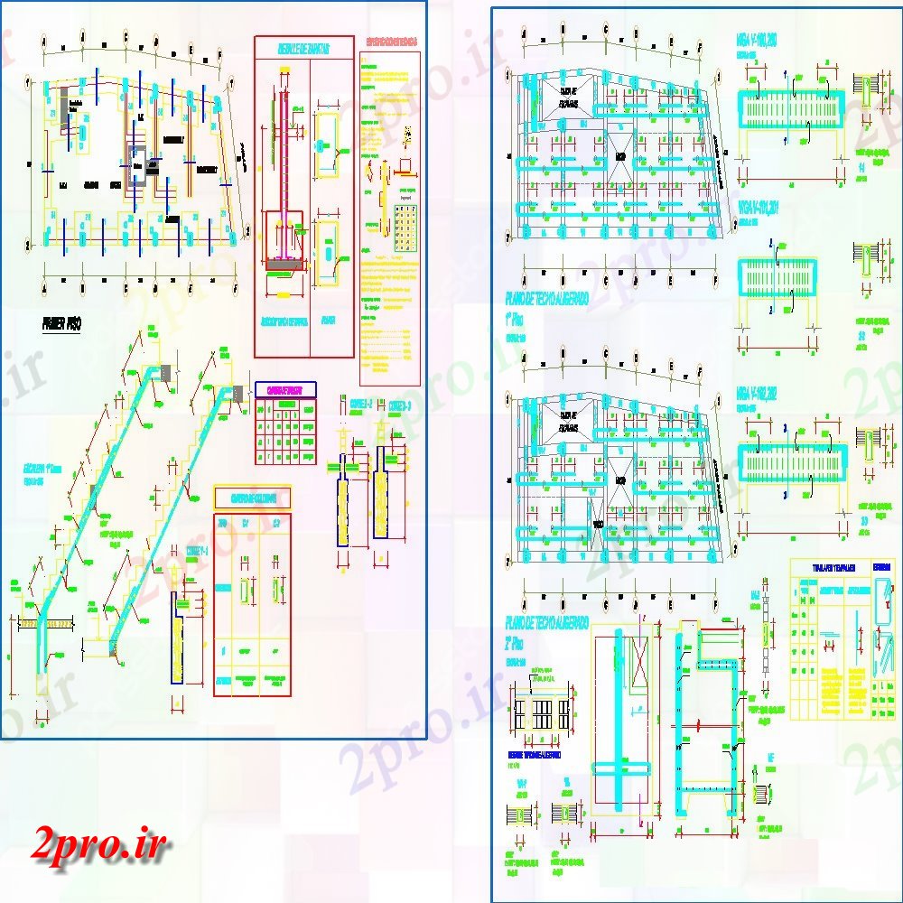 دانلود نقشه ماشین الات کارخانه پله بخش جزئیات طراحی خانه طراحی (کد138057)