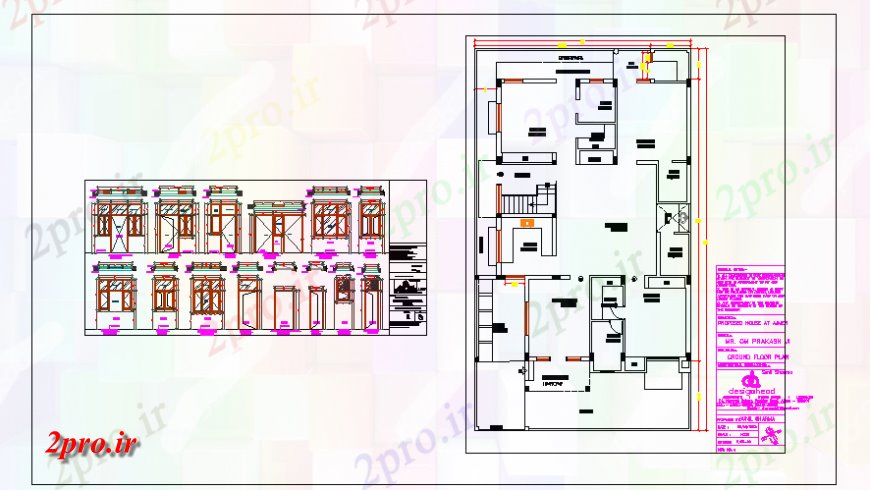 دانلود نقشه جزئیات طراحی در و پنجره  درب قاب پنجره طراحی جزئیات طراحی از خانه طراحی (کد138072)