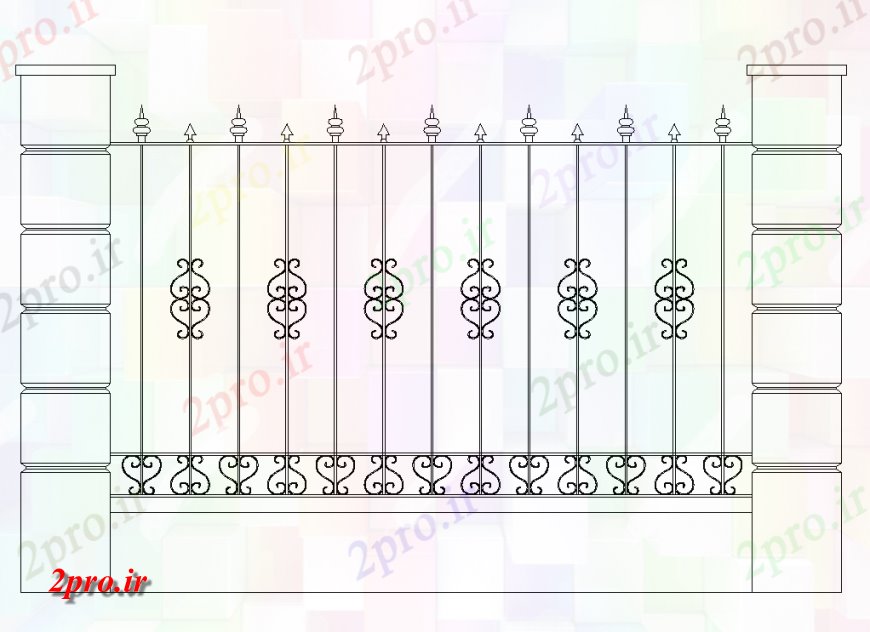 دانلود نقشه جزئیات پله و راه پله  جزئیات وضعیتی وخیم نما طرح (کد138123)