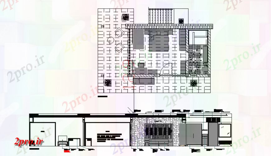 دانلود نقشه مسکونی  ، ویلایی ، آپارتمان  طرحی خانه عرشه طراحی  (کد138135)