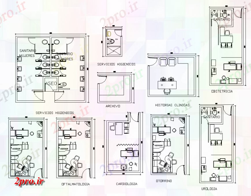 دانلود نقشه حمام مستر امکانات بهداشتی و برنامه ریزی talmatology جزئیات 11 در 13 متر (کد138185)