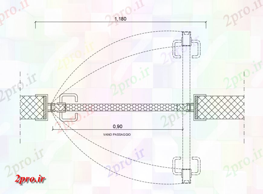 دانلود نقشه جزئیات طراحی در و پنجره  مفاصل درب و نصب و راه اندازی  (کد138256)