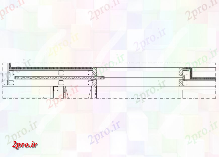 دانلود نقشه جزئیات طراحی در و پنجره  آلومینیوم کشویی مفاصل درب و نصب و راه اندازی  (کد138258)