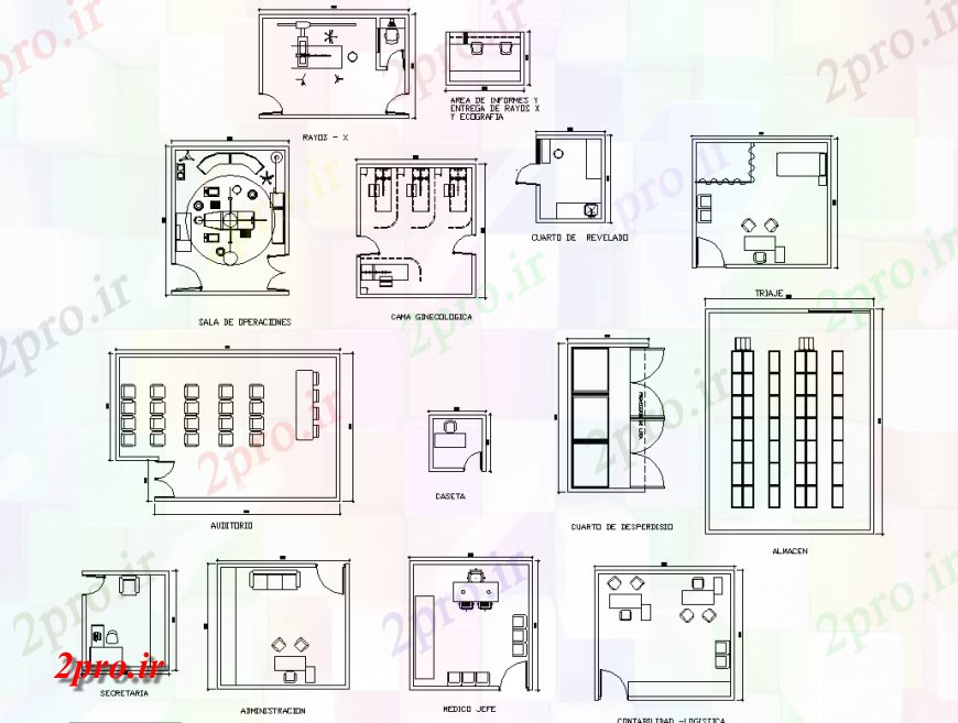 دانلود نقشه ساختمان دولتی ، سازمانی اتاق dperacidnes و برنامه ریزی سالن 11 در 14 متر (کد138450)