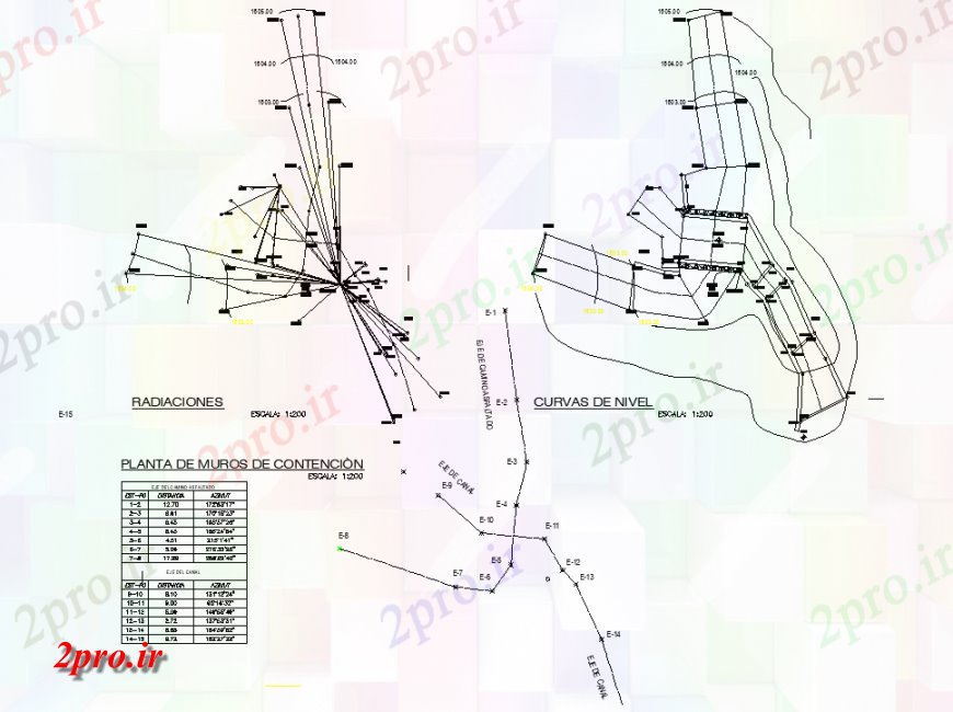 دانلود نقشه جزئیات ساخت پل پل خط کانتور  طراحی (کد138479)
