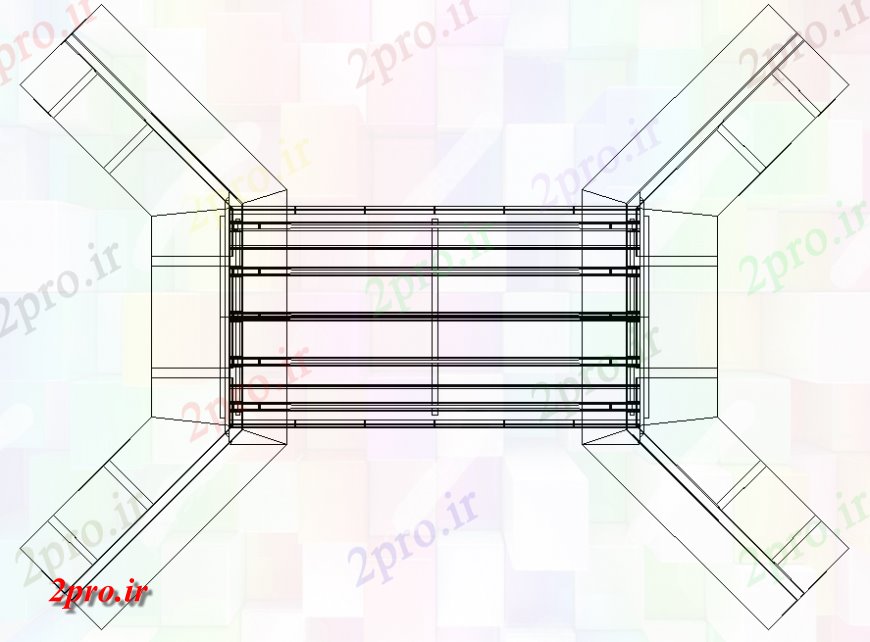 دانلود نقشه جزئیات ساخت پل پل بتنی جزئیات مقطعی و سازنده  (کد138548)