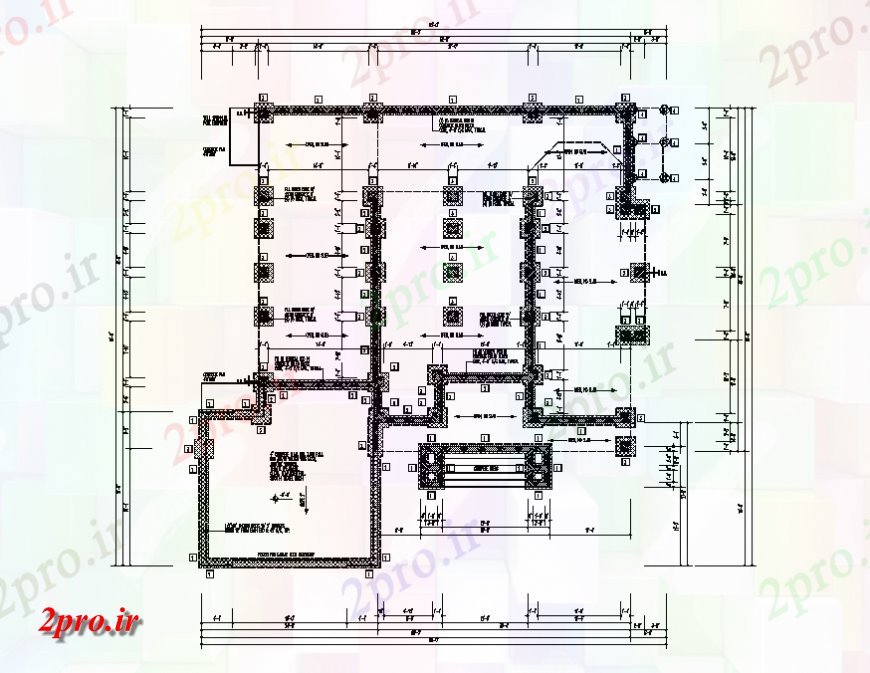 دانلود نقشه طراحی جزئیات ساختار طرحی بنیاد از ساخت  ساختار سازنده جزئیات (کد138914)