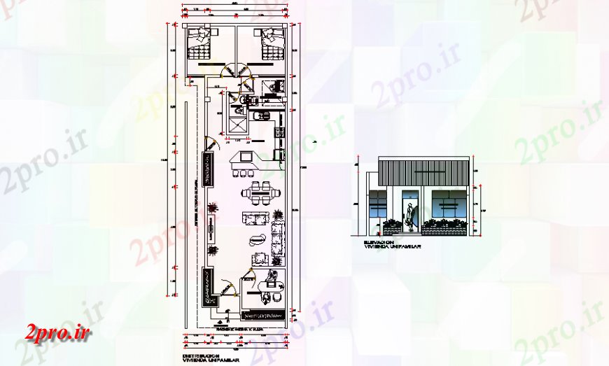 دانلود نقشه مسکونی  ، ویلایی ، آپارتمان  طرحی خانه با طرحی دفتر طراحی  (کد138998)