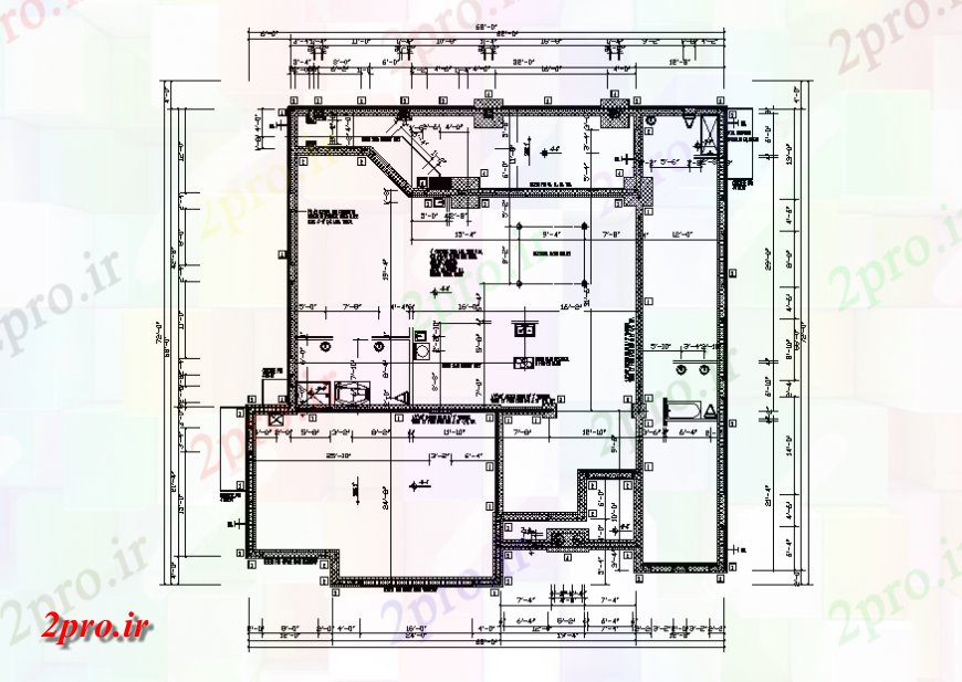 دانلود نقشه مسکونی ، ویلایی ، آپارتمان یک خانواده طرحی خانه فریم 7 در 13 متر (کد139032)