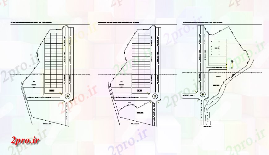 دانلود نقشه جزئیات پروژه های معماری عمومی جزئیات طراحی سایت از منطقه مسکونی مسکونی  قرارداد طراحی جزئیات  (کد139041)