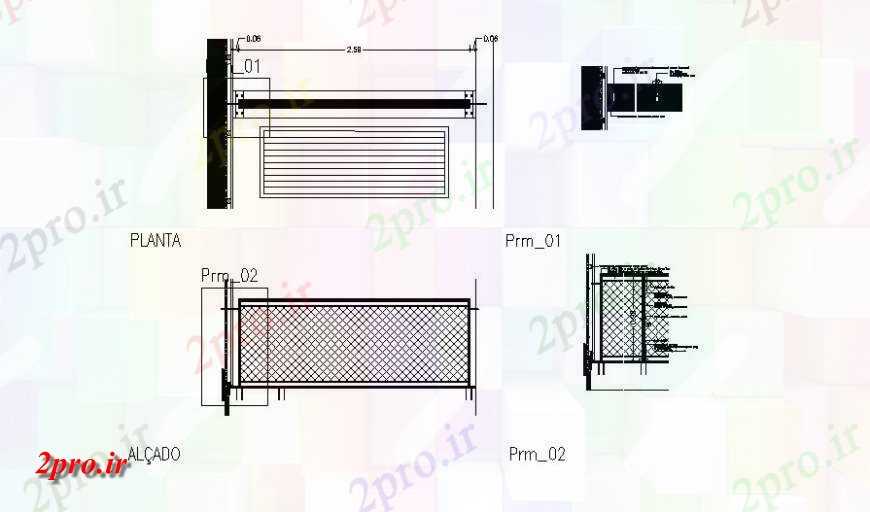 دانلود نقشه طراحی جزئیات تقویت کننده وضعیتی وخیم نما و بخش طرحی  (کد139107)