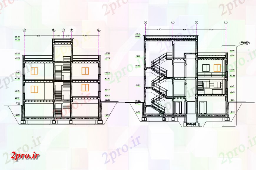 دانلود نقشه مسکونی  ، ویلایی ، آپارتمان  ویلا بخش  طراحی (کد139175)