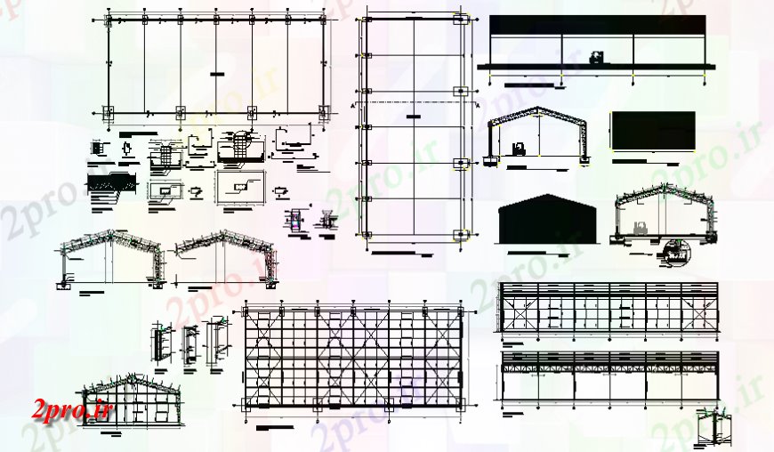 دانلود نقشه طراحی جزئیات ساختار طرحی بنیاد، بخش و ساخت و ساز سازنده جزئیات فروشگاه  (کد139395)