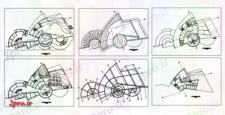 دانلود نقشه ساختمان اداری - تجاری - صنعتی مسکن تجاری جزئیات طرحی طبقه پیچیده با طرحی توزیع و پایه و اساس 47 در 85 متر (کد139404)