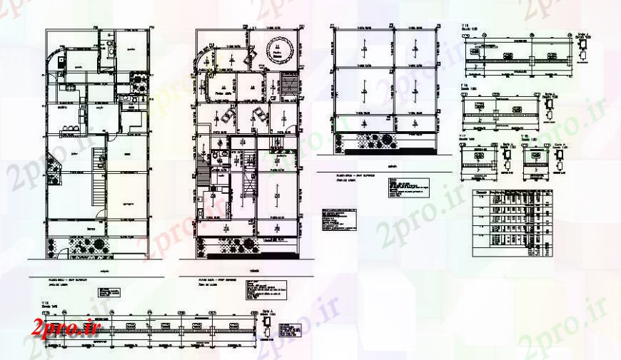 دانلود نقشه طراحی جزئیات تقویت کننده پرتو آپارتمان بخش مسطح 18 در 36 متر (کد139484)