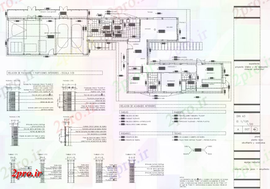 دانلود نقشه مسکونی  ، ویلایی ، آپارتمان  سنگ تراشی مسکن یک خانواده و پس از اتمام مرطوب طراحی  (کد139547)