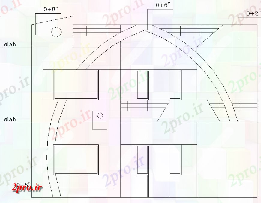 دانلود نقشه مسکونی  ، ویلایی ، آپارتمان  مدرن مفهوم ویلا نما معماری خارجی طراحی اتوکد (کد139564)