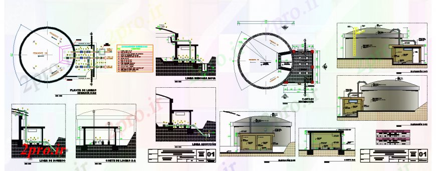دانلود نقشه طراحی جزئیات ساختار بیوگاز طراحی طرح (کد139593)