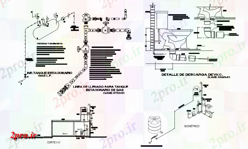 دانلود نقشه حمام مستر مسکن امکانات بهداشتی و نصب و راه اندازی  (کد139668)