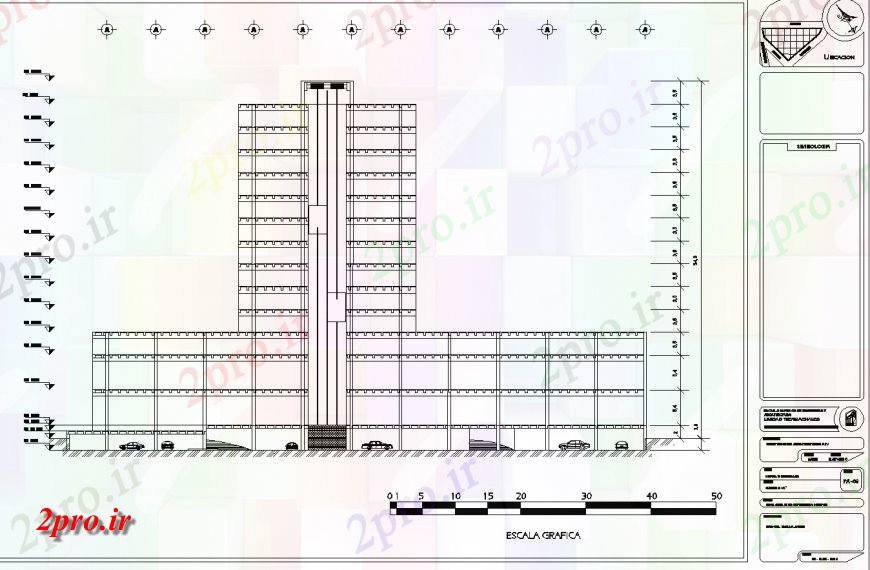 دانلود نقشه هتل - رستوران - اقامتگاه بخش هتل طراحی 41 در 83 متر (کد139708)