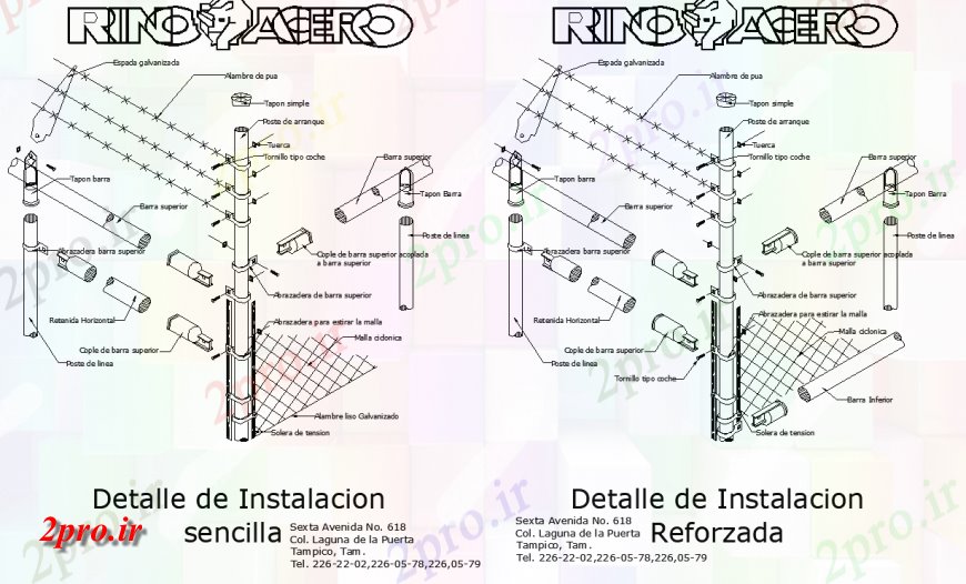 دانلود نقشه طراحی جزئیات تقویت کننده طراحی ایزومتریک نصب و راه اندازی اتوکد (کد139766)