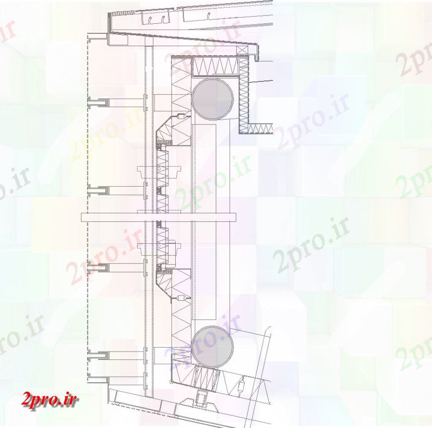 دانلود نقشه طراحی جزئیات ساختار طراحی ساختار و سیستم بارانی طراحی از زیر زمین  (کد139801)