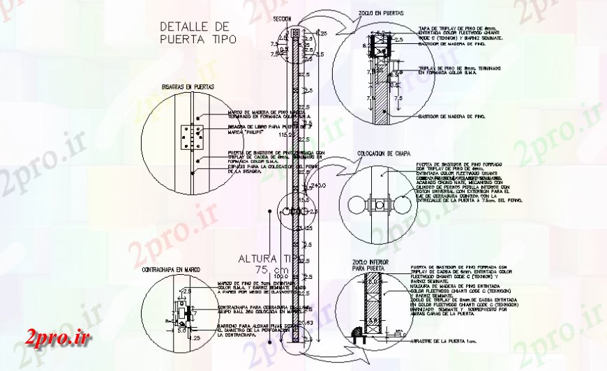 دانلود نقشه جزئیات طراحی در و پنجره  بخش درب، نصب و راه اندازی و ساختار چوب جزئیات (کد139838)