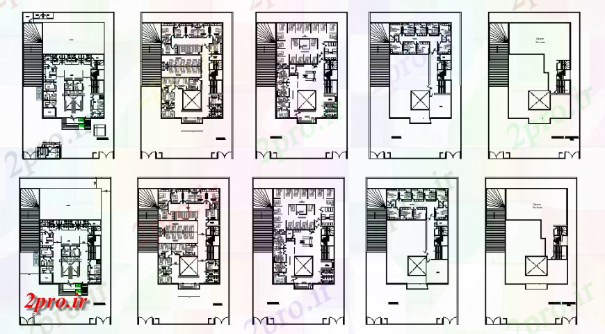 دانلود نقشه مسکونی  ، ویلایی ، آپارتمان  پنجم پوشش کف آپارتمان   مسکونی ساخت طراحی طبقه جزئیات (کد139948)