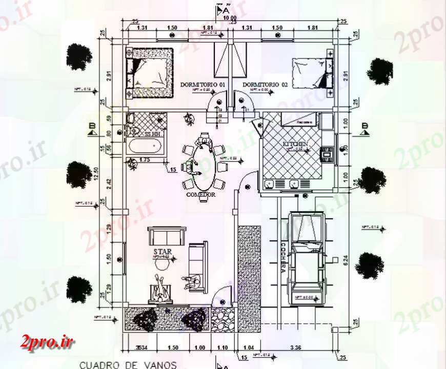 دانلود نقشه مسکونی  ، ویلایی ، آپارتمان  طرحی مسکن ساختار دو بعدی  نظر طرحی   پی دی اف ساختار (کد140119)