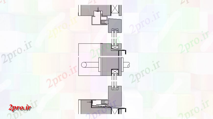 دانلود نقشه طراحی جزئیات ساختار جزئیات دیوار ساختار سازنده خانه (کد140272)