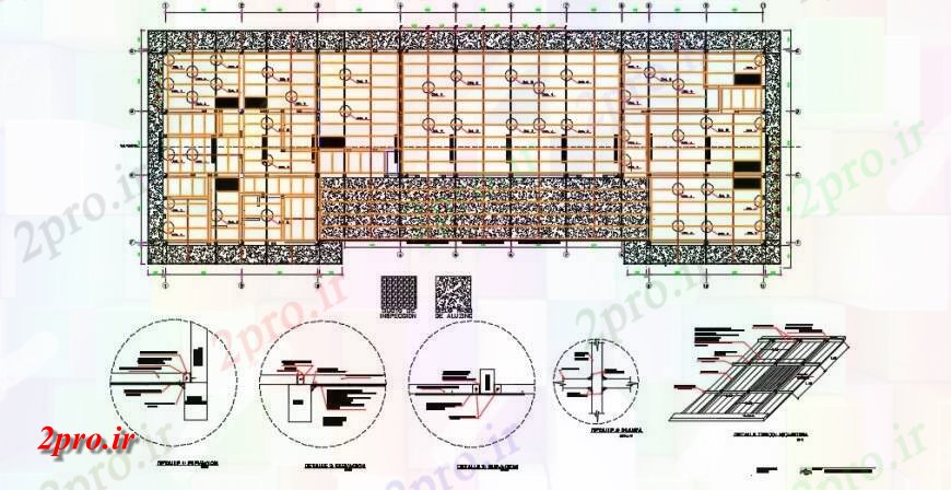 دانلود نقشه طراحی داخلی الکتریکی و روشنایی طرحی بالای صفحه طرح 13 در 34 متر (کد140459)